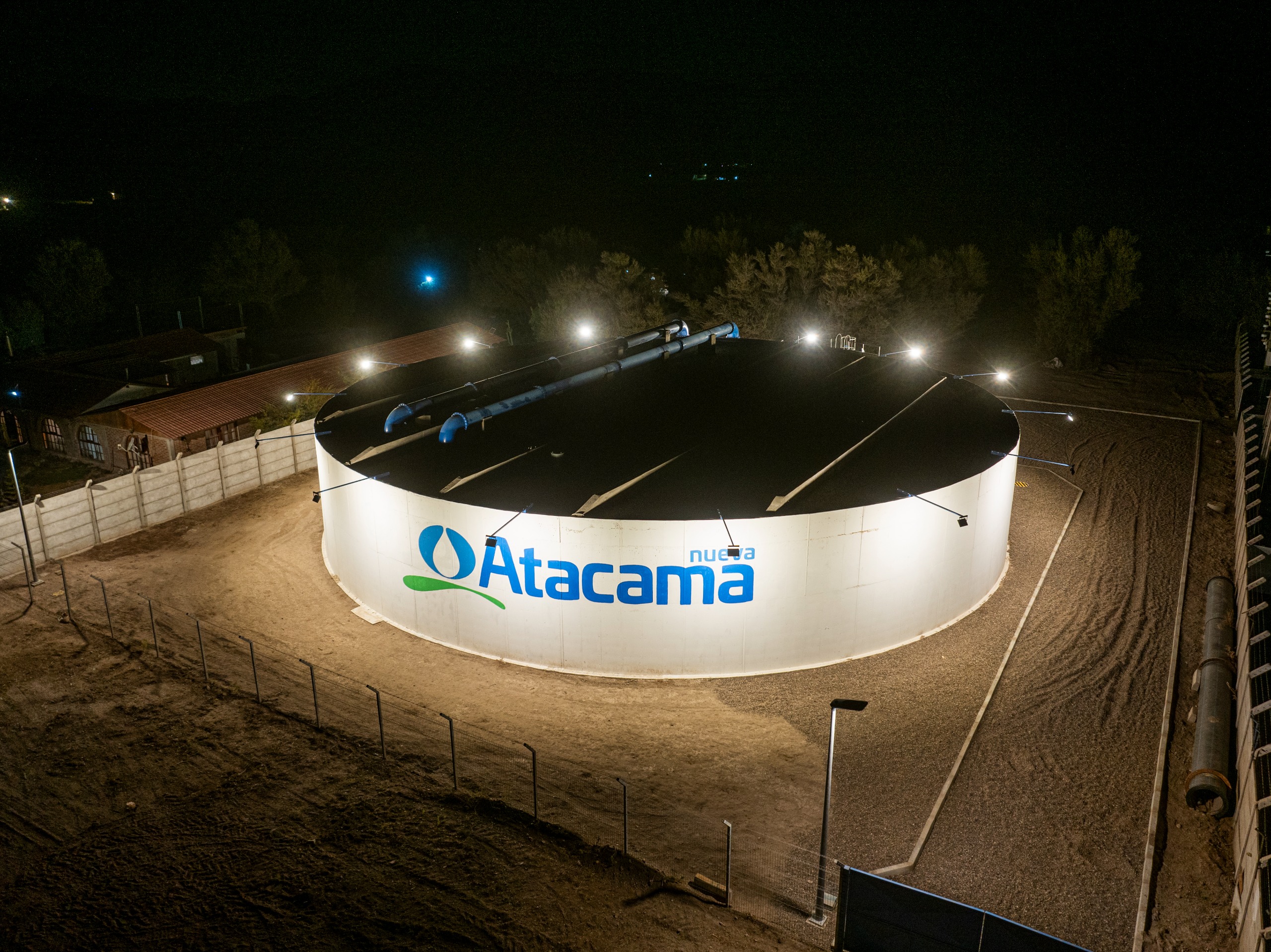 Miles de hogares se beneficiarán con nuevo estanque de agua potable en el sector salida norte de Copiapó.